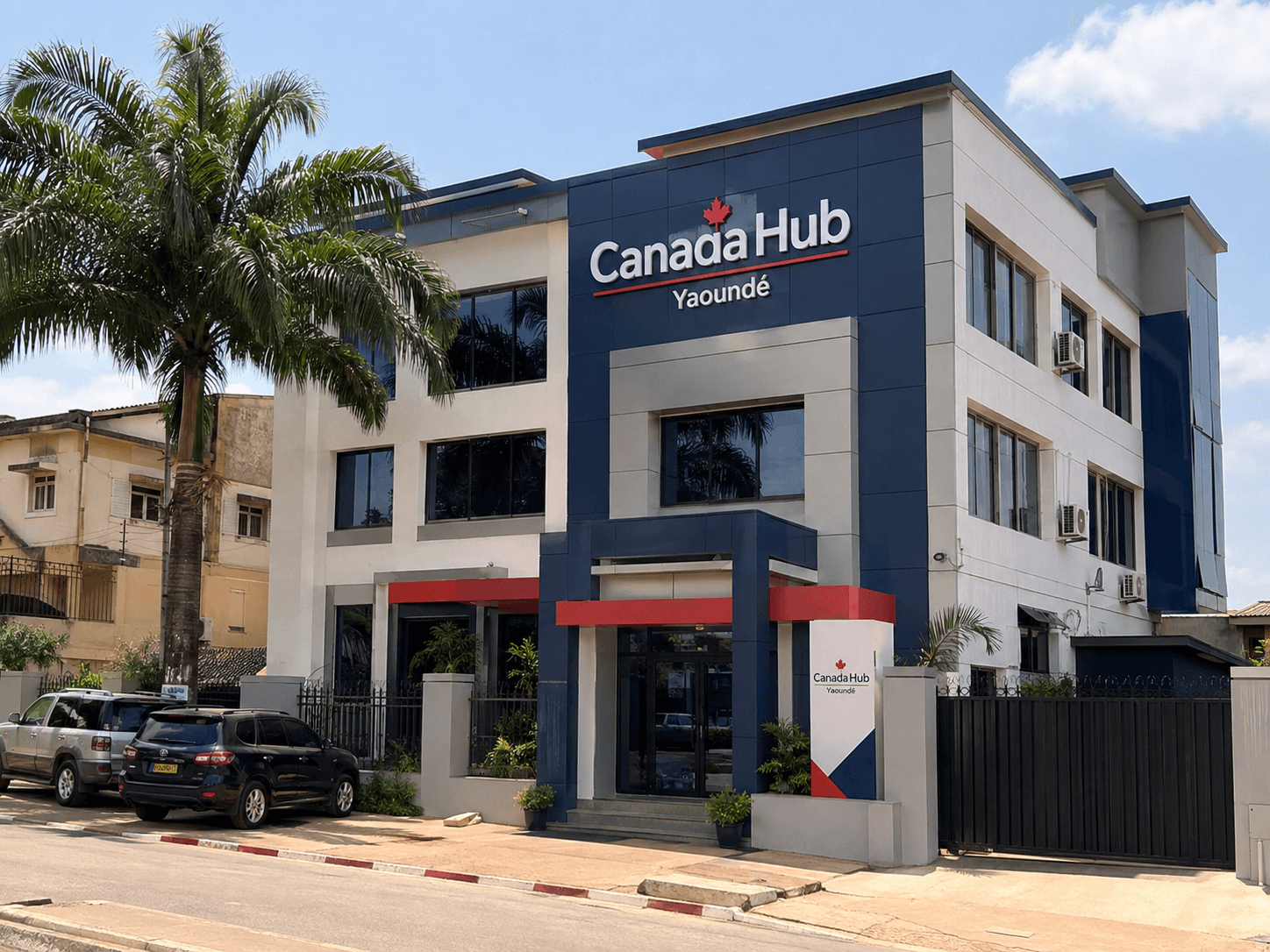 Siège social de CanadaHub à Biyem-Assi, Yaoundé